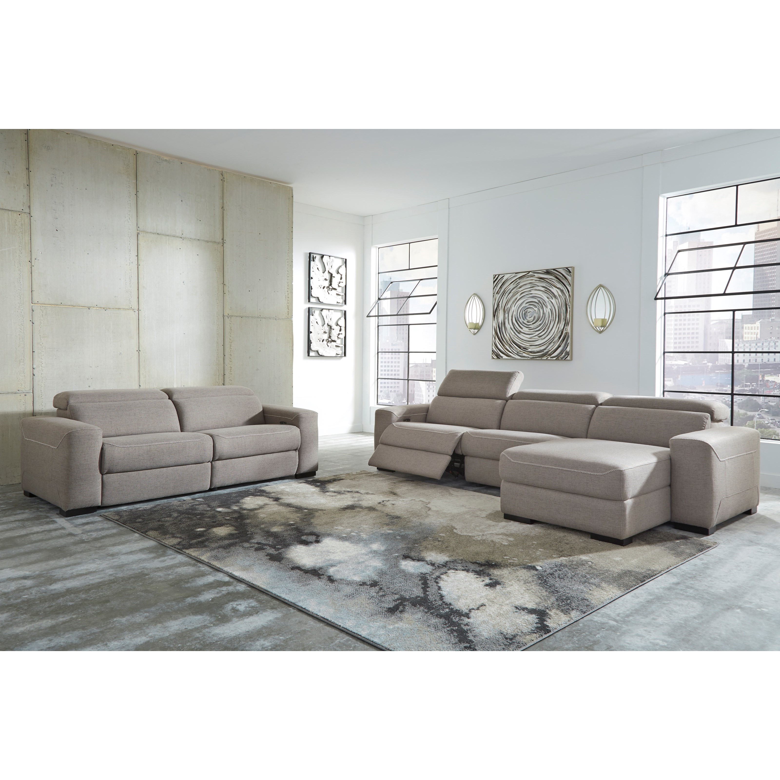 Signature Design by Ashley Mabton Power Reclining Living Room Group
